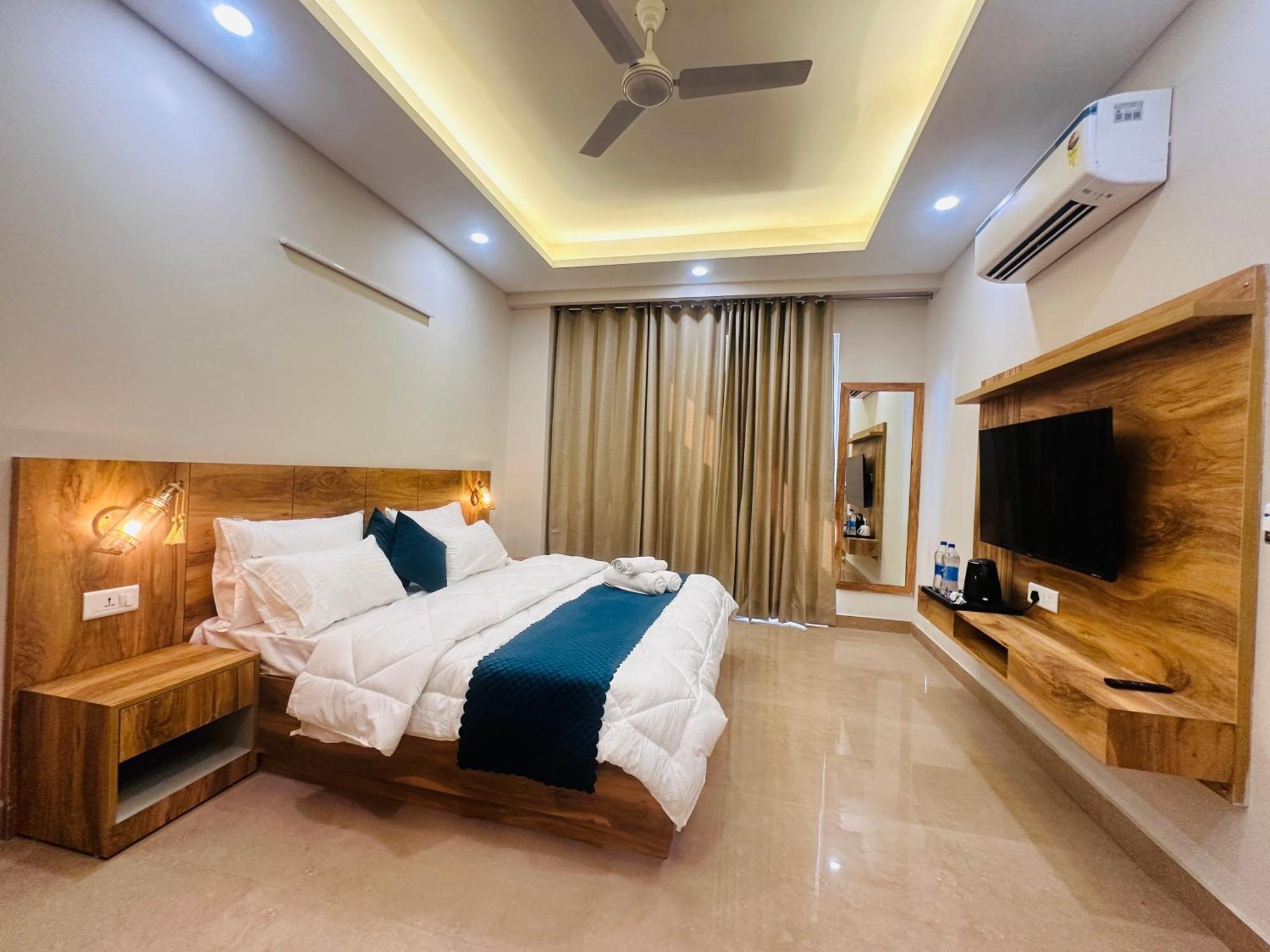 1 Bhk Serviced Apartments Near Millennium City Centre Gurugram With Private Washing Machine Gurgaon Exterior photo